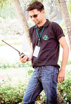 Un cebeísta durante el festival de Patna (Foto: Ranjeet Kumar Dey)