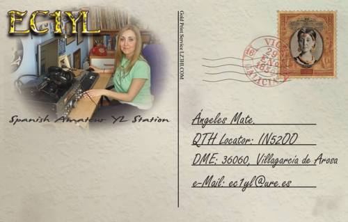 Tarjeta QSL de EC1YL