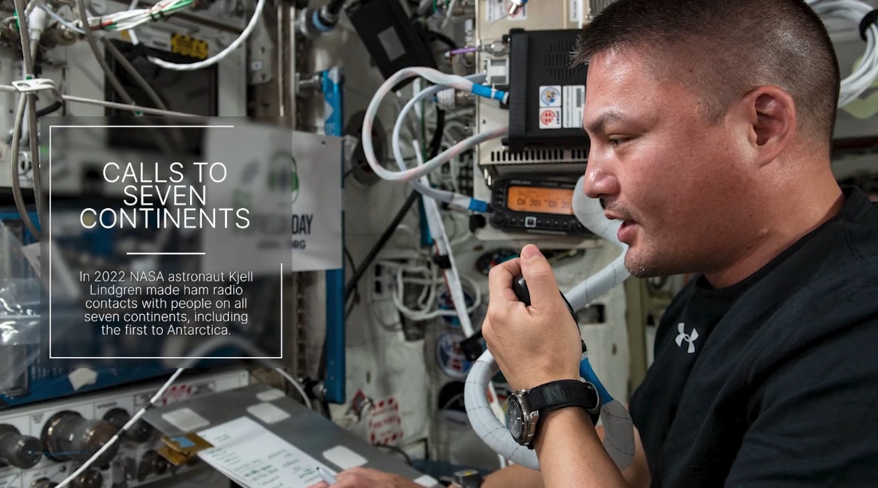 Radioafición a bordo de la Estación Espacial Internacional (ISS).
