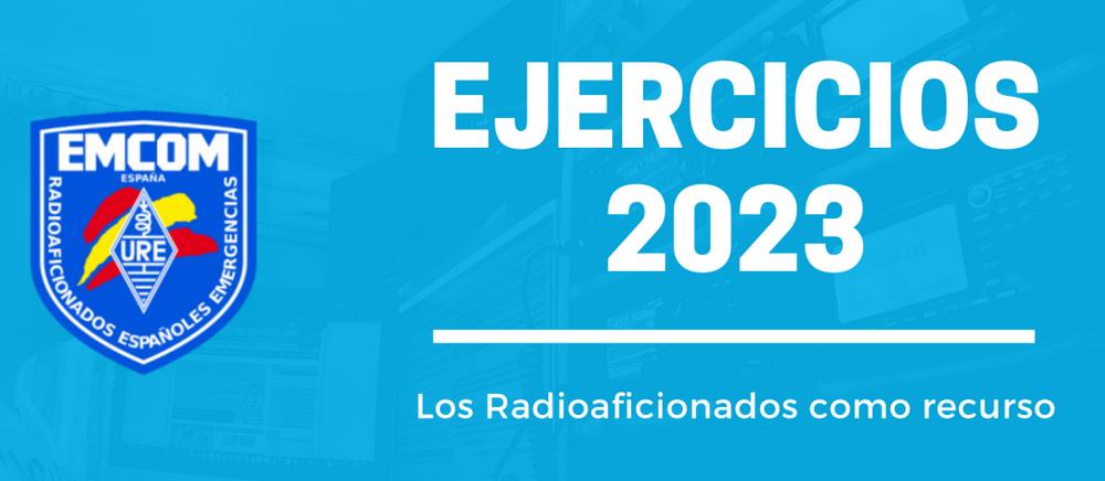 Ejercicios planificados para 2023 de la vocalía de emergencias de URE