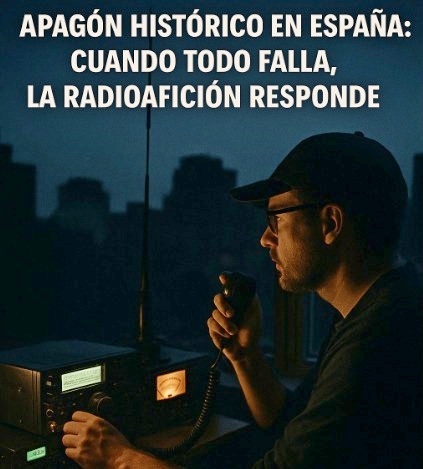 La radioafición no falla.
