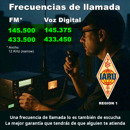 Frecuencias de llamada IARU R1